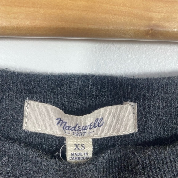 Madewell Gray and White Striped Sleep Leggings - Picture 7 of 9